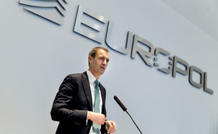 Rob Wainwright, directeur de l'agence Europol, le 22 février 2016 aux Pays-Bas.