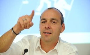 Le secrétaire général de la CFDT Laurent Berger, le 2 septembre 2013 lors d'une conférence de presse à Paris.