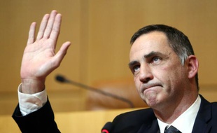 Gilles Simeoni le 17 novembre 2015 à Ajaccio