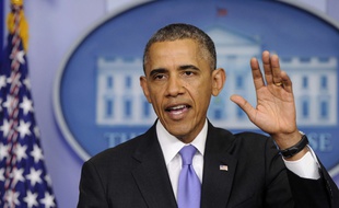 Barack Obama à la Maison Blanche le 21 mai 2014.