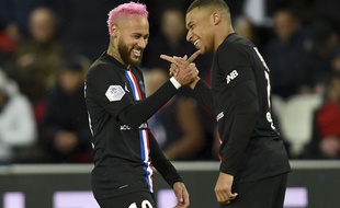 Neymar et Mbappé lors de la victoire aisée contre Montpellier (5-0), le 1er février 2020.