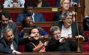 Le groupe de LFI à l'Assemblée.