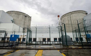 La centrale nucléaire Fessenheim, le 9 avril 2013