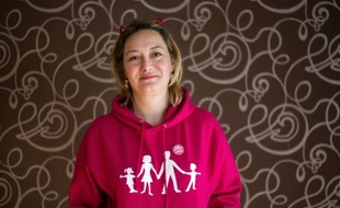 Ludovine de La Rochère, présidente de la Manif pour Tous à Bratislava la 3 février 2015