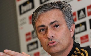 José Mourinho, l'entraîneur du Real Madrid, le 17 janvier 2012, à Madrid.