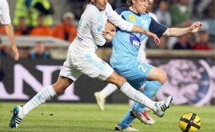 Gaby Heinze a inscrit le dernier but marseillais sur un coup franc.