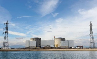 Vue de la centrale nucléaire de Fessenheim (Haut-Rhin), le 14 mars 2011