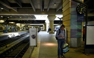 La gare de Montparnasse le 17 juillet 2015