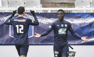 Le jeune Sénégalais de l'OM Cheik Bamba Dieng a marqué avec l'OM pour son premier match avec l'effectif professionnel.