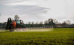 Un épandage de pesticides en Charente (illustration).