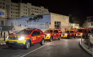 Une équipe de marins-pompiers de Marseille a été envoyé en Moselle pour aider à faire face à l'épidémie de coronavirus