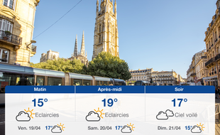 Météo Bordeaux: Prévisions du jeudi 18 avril 2019