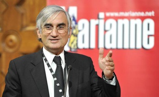 Maurice Szafran, cofondateur de Marianne, à Nice, le 14 février 2013.