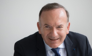 Pierre Gattaz, le patron du Medef, lors d'une conférence de presse à Munich, en Allemagne, le 30 mars 2016.