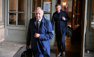 Jean-Michel Aulas à la sortie du Conseil d'Etat, à Paris, le 4 juin 2020.