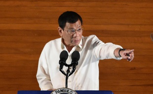 Le président philippin, Rodrigo Duterte, à Manille le 25 juillet 2016