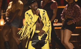 Le rappeur Lil Nas X en concert à Los Angeles le 23 juin 2019.