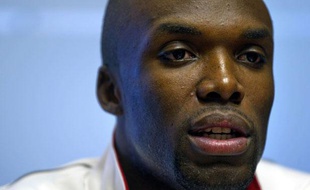 Le champion olympique LaShawn Merritt s'est adressé aux médias le 6 octobre 2011 après avoir gagné en appel contre le CIO pour pouvoir participer aux JO de Londres en 2012.