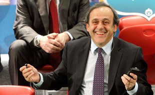 Le Président de l'UEFA, Michel Platini, le 1 mars 2011