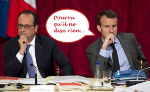 Hollande et Macron