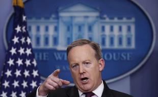 Le porte-parole de la Maison Blanche, Sean Spicer.