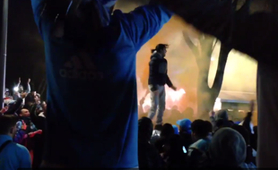 Le boulevard Michelet à Marseille, dimanche 7 février avant OM-PSG