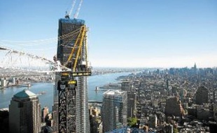 Une fois achevée, la tour WTC culminera à 541 m de hauteur.