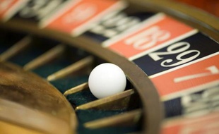 Une roulette à l'école de croupiers "Cerus Casino Academy", à Paris le 27 février 2013