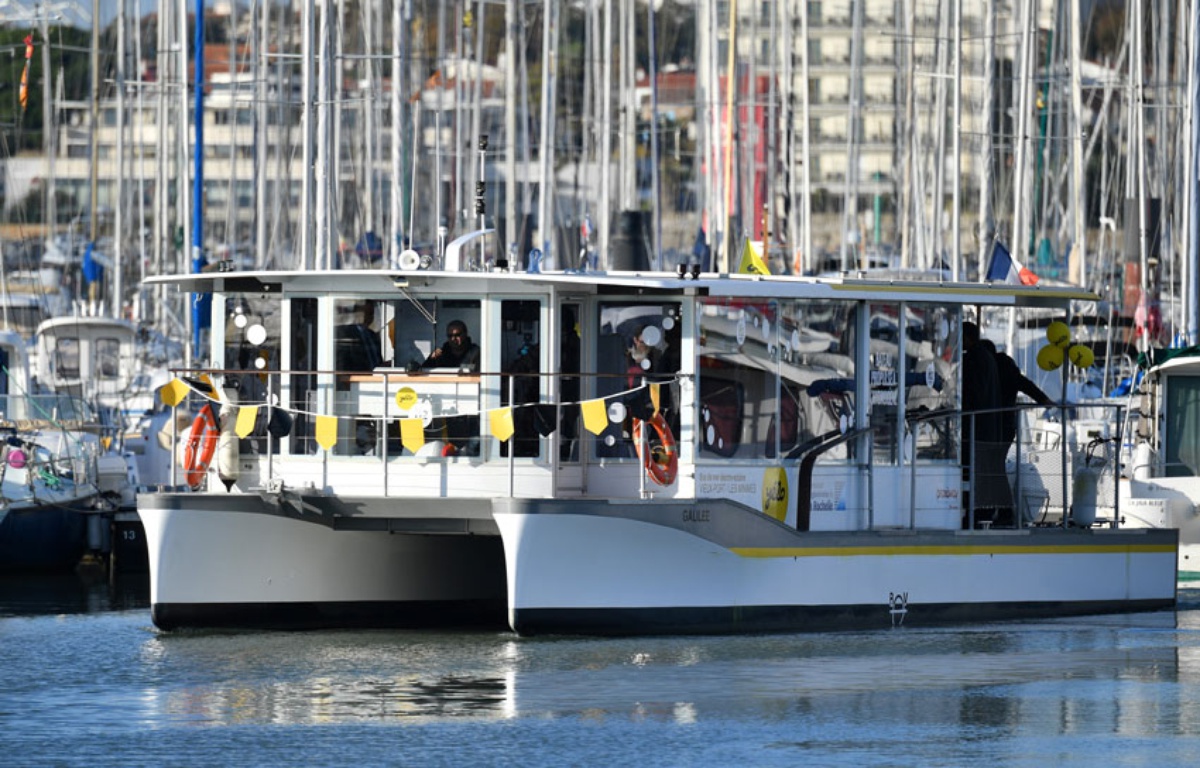 La Rochelle Expérimentation du premier «bus de mer» fonctionnant à l'hydrogène