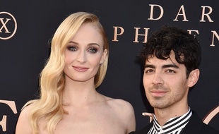 L'actrice Sophie Turner et le chanteur Joe Jonas à l'avant-première de Sark Phoenix à Hollywood