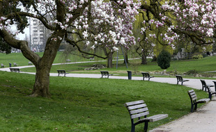Le parc de Roubaix, ville candidate à la capitale française de la culture