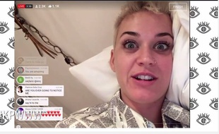 Katy Perry en direct sur YouTube