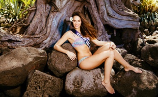 Miss Centre Val de Loire Margaux Bourdin. BENJAMIN DECOIN/SIPA