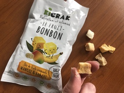 Les dés de fruits Kicrak sont vendus dans des supermarchés nantais