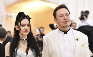 Grimes et Elon Musk, en mai 2018.