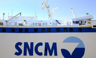 Un bateau de la SNCM, à Marseille