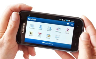 L'application Facebook pour Android.