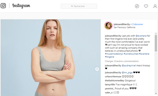 Julia exerce le métier de mannequin au Canada et aux Etats-Unis.