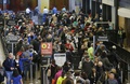 Illustration: la queue à l'aéroport O'Hare de Chicago.