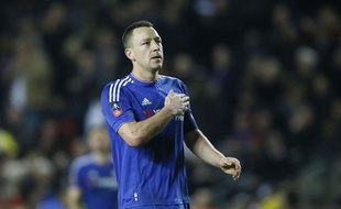 John Terry lors du match entre Chelsea et Milton Keynes le 31 janvier 2016.