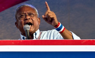 Suthep Thaugsuban, le leader des manifestants anti-gouvernement
