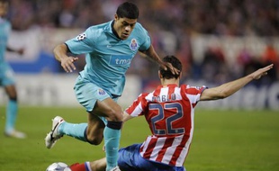 Le Brésilien Hulk (Porto) en ligue des Champions le 24 février 2009.