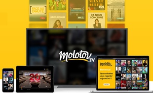 Détail de la page d'accueil de Molotv.tv.