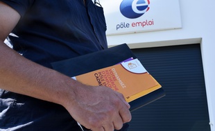 Une agence de Pôle emploi à Nantes.