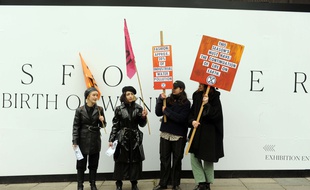Des manifestants d'Extinction Rebellion, à Londres, le 15 février 2020.