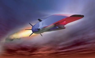 Le prototype d'avion hypersonique X51A-WaveRide, qui devrait être capable d'atteindre Mach 6 (vue d'artiste).