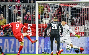 Robert Lewandowski a ouvert le score pour le Bayern.