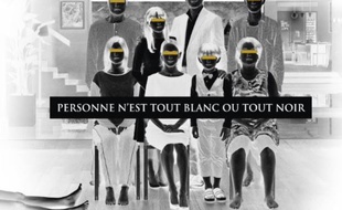 Affiche du film Parasite, recadrée.