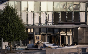 Un explosion a touché le siège de l'administration fiscale à Copenhague, faisant un blessé, le 7 août 2019.