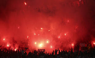 De nombreux supporters étaient présents devant le stade Vélodrome